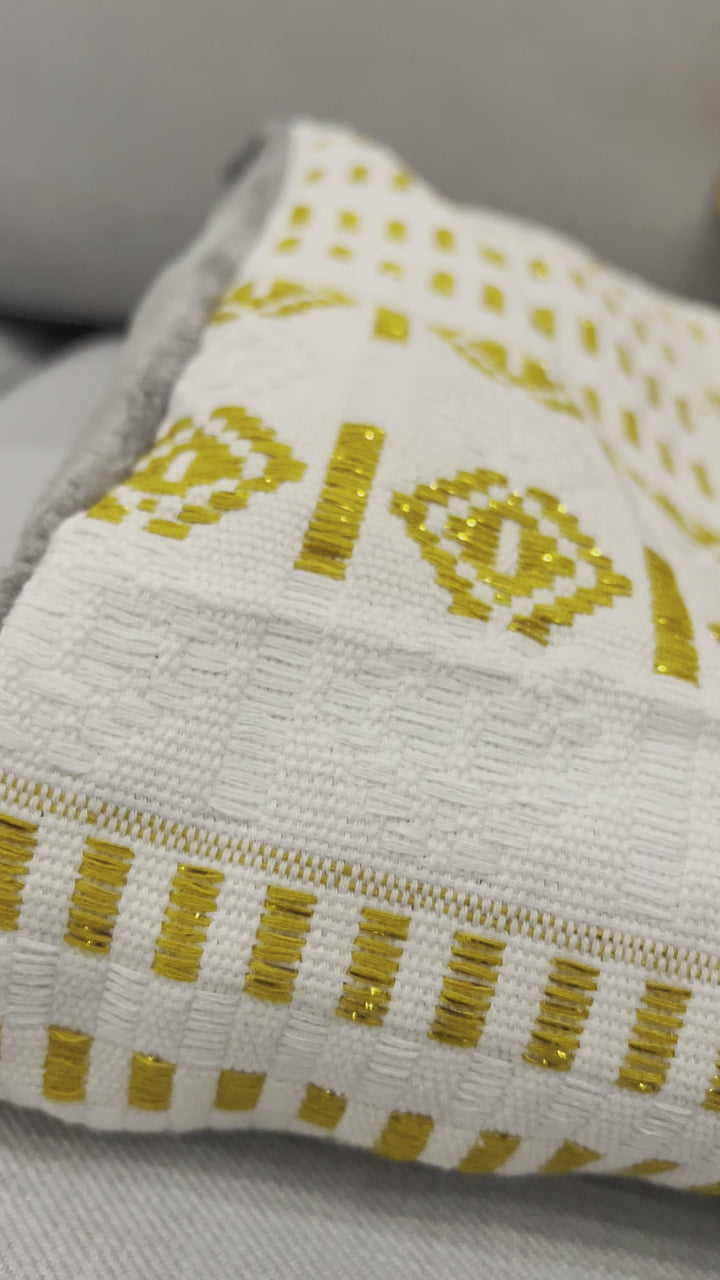 Traditional Kente cloth blanket, perfect for Kente textile bedspreads and customizable Kente bed covers in artisan-made Kente textiles by Obrempong Home