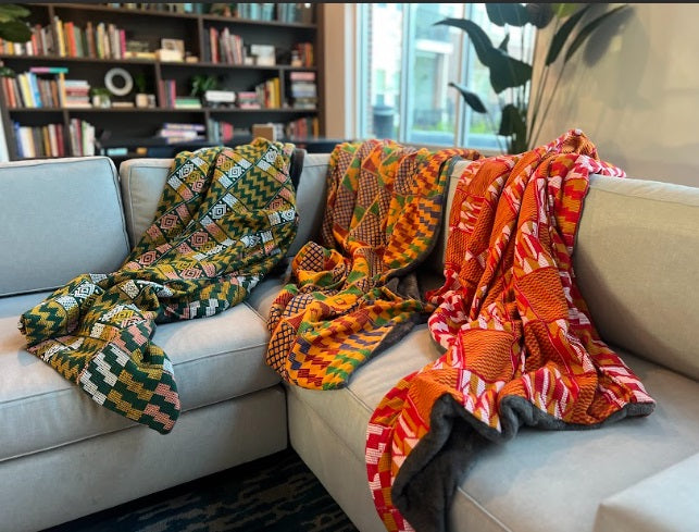 Celebrating Culture Through Care: Washing and Preserving Handwoven Kente Blankets and Pillows