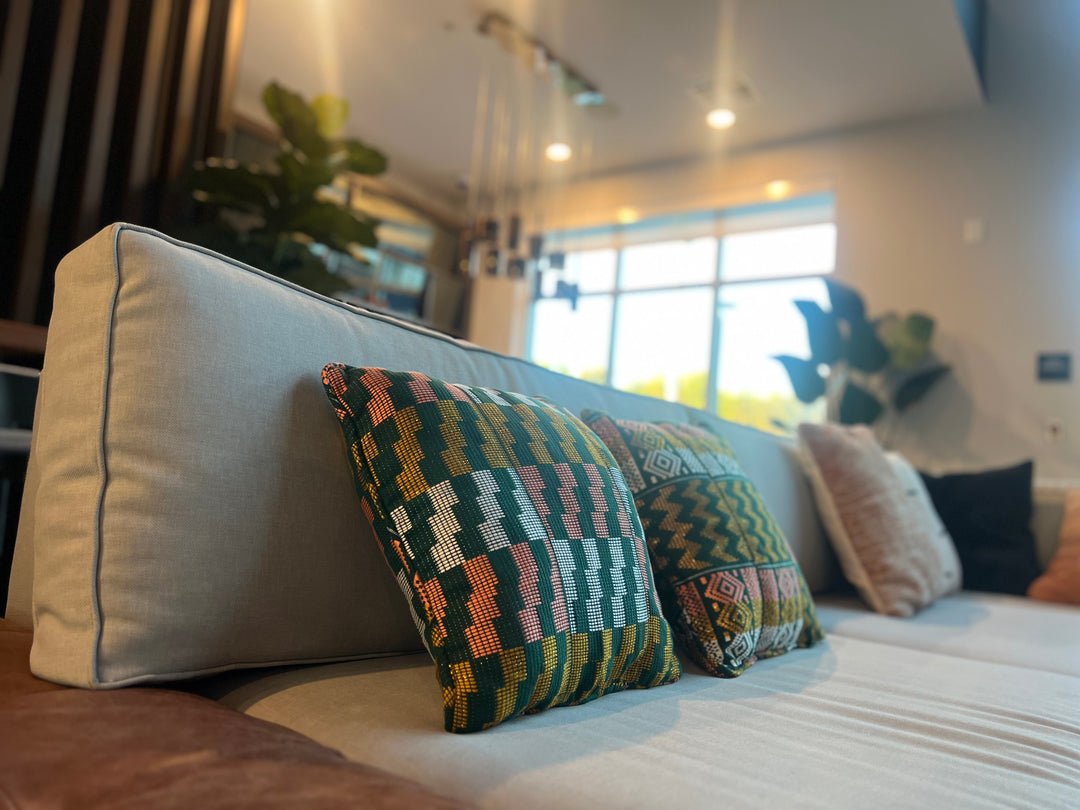 Bringing Comfort and Culture Together: Handmade Kente Blankets and Pillows by Obrempong Home