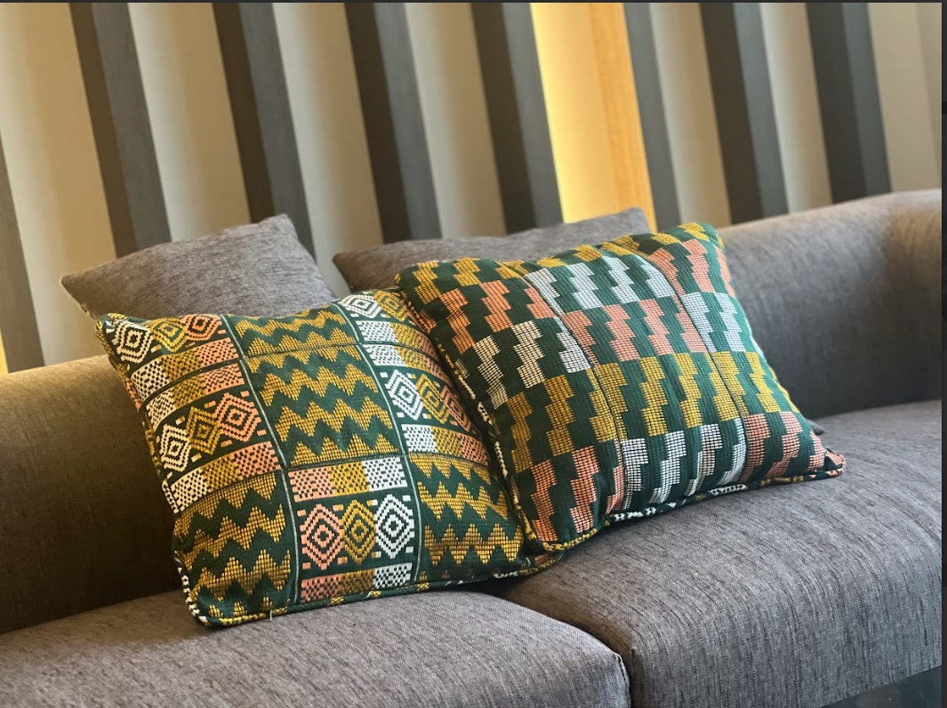 Elevate Your Home Decor with Obrempong Home's Premium African Kente Blankets