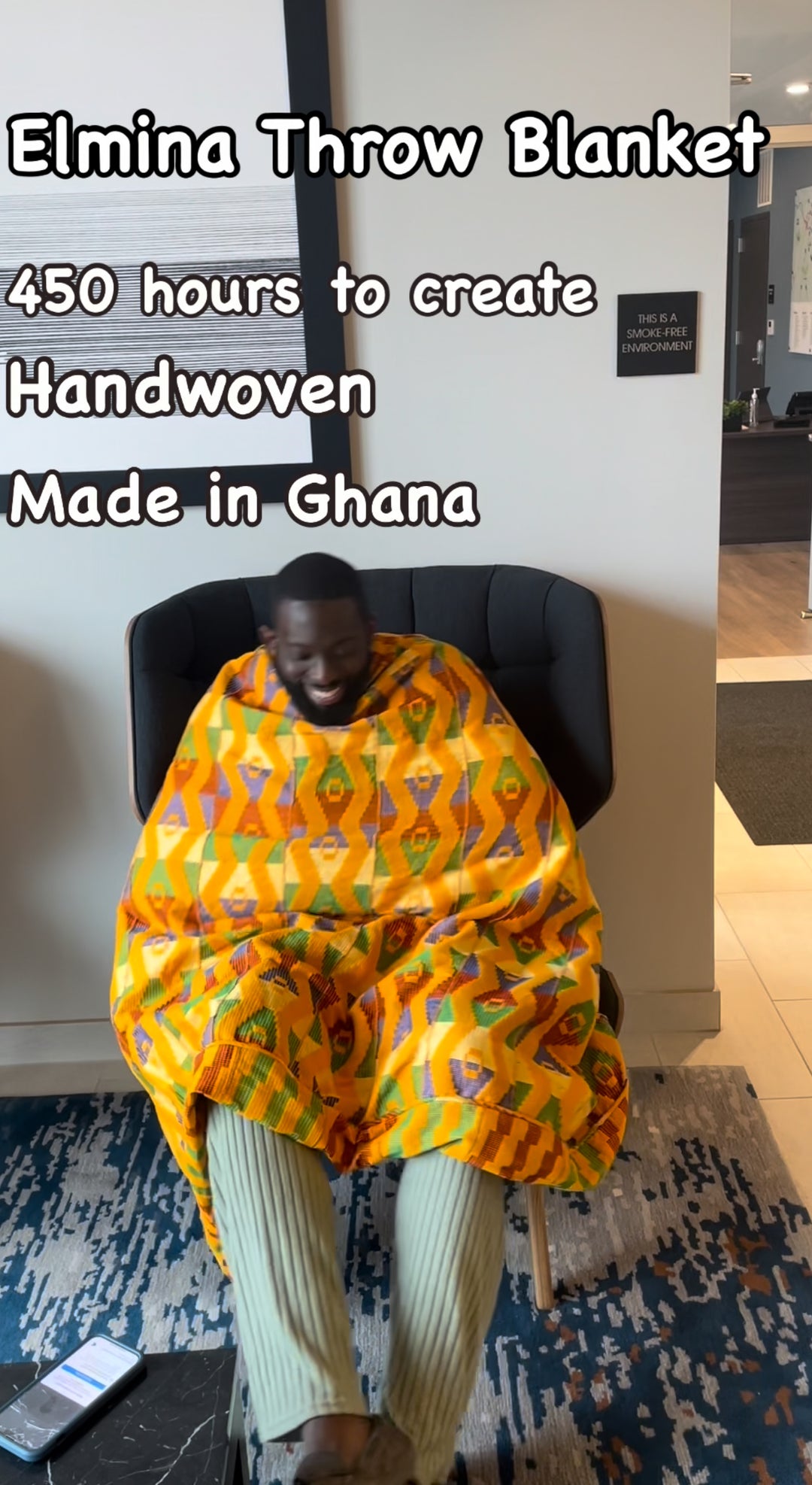 Discover the Beauty and Craftsmanship of Kente Blankets from Obrempong Home in Ghana