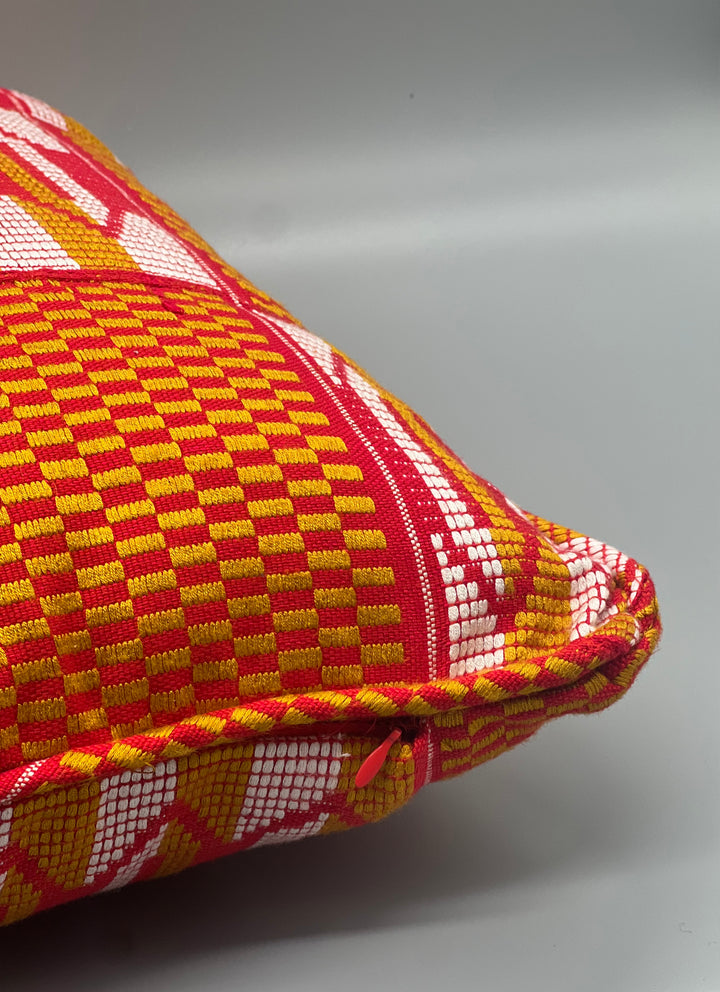 Each Kente throw pillow is meticulously handmade by skilled artisans, ensuring that you receive a truly unique and one-of-a-kind piece